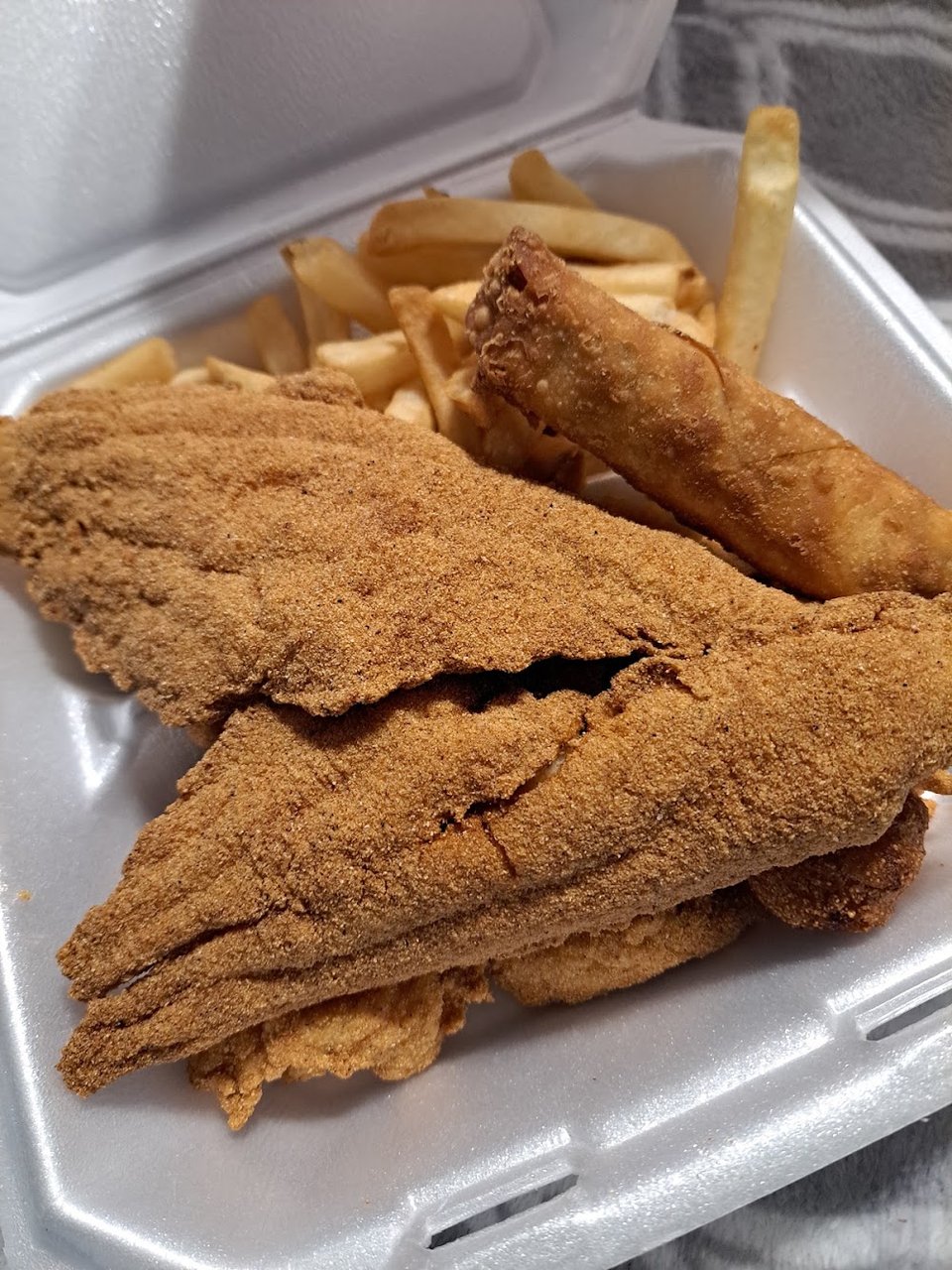 2 Fries Fish 6 Fried Shrimp